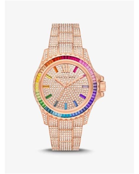 michael kors limited sport edition watch pride|michael kors pave watch.